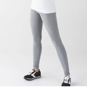 Lululemon Wunder Under Pant Heathered Fossil 6
